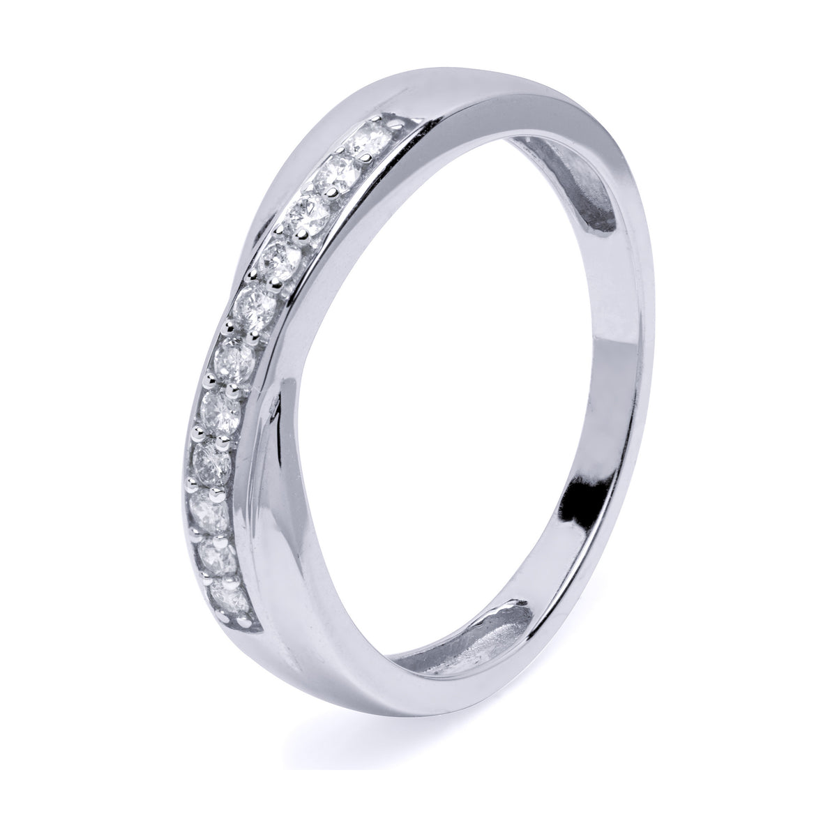 Anillo Media Alianza de Oro 9K Personalizado