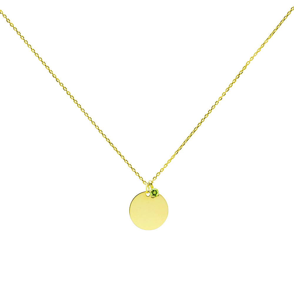 Collar Personalizable Vitality Peridot