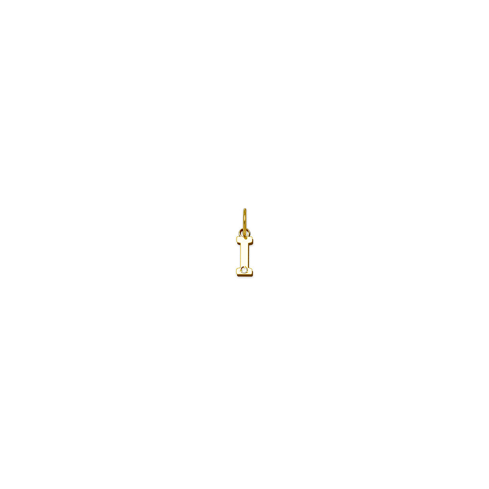 Colgante con inicial con Diamante