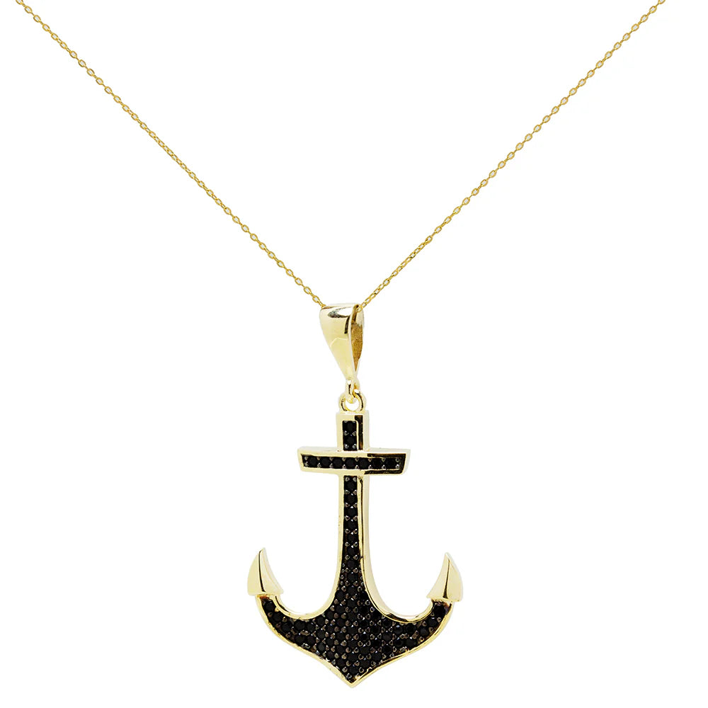 Colgante Oro Ancla Precio Especial