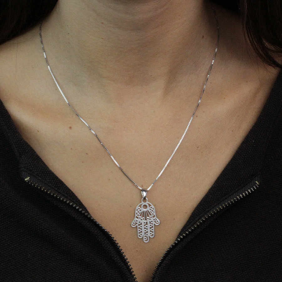 Collar Mano de Fátima Grande