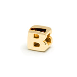 Clip Love Charm Inicial Plata Doré
