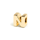Clip Love Charm Inicial Plata Doré