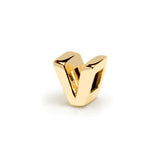 Clip Love Charm Inicial Plata Doré