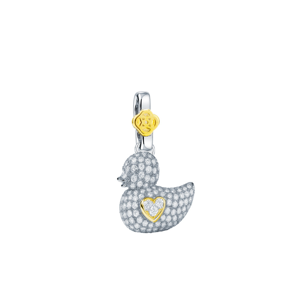 Colgante Patito Pavé Personalizable