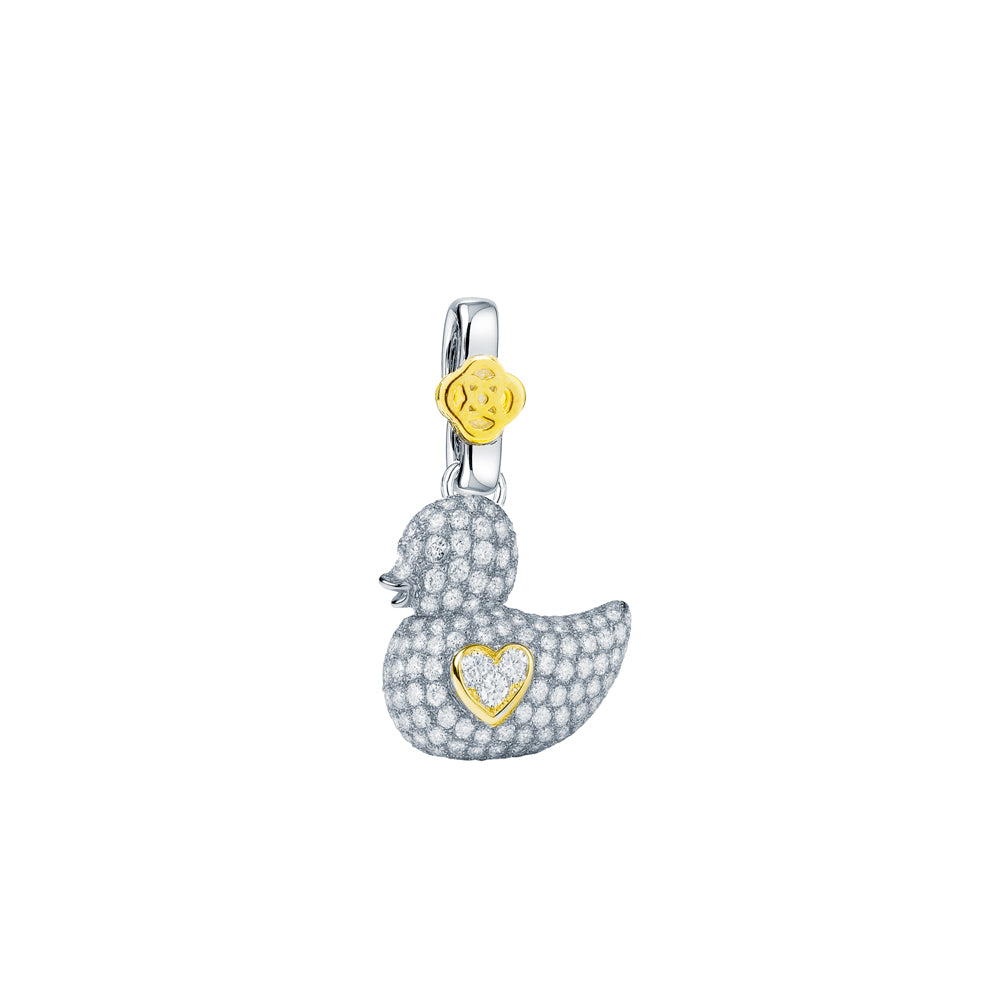 Colgante Patito Pavé Personalizable