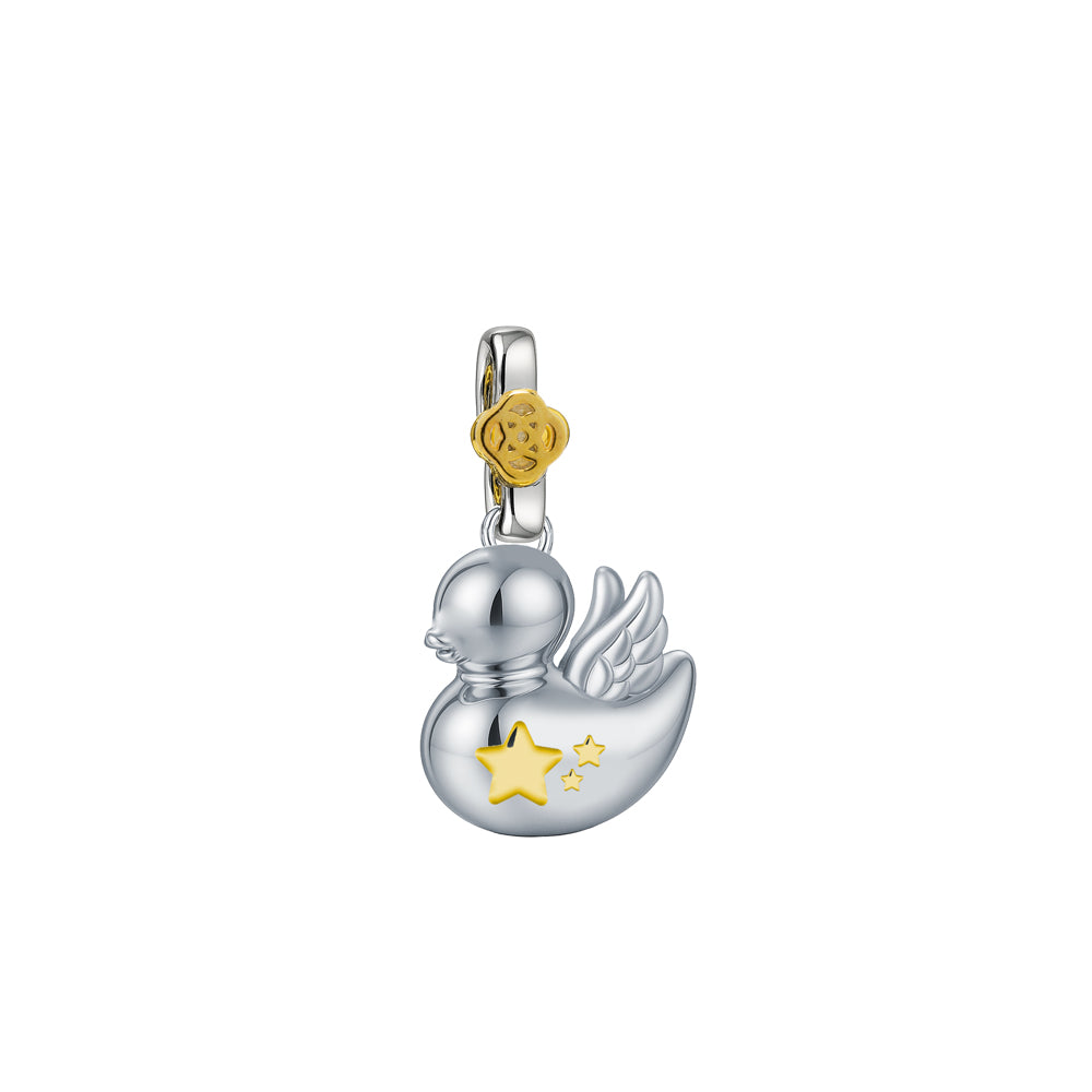 Colgante Pato Angelito Personalizable