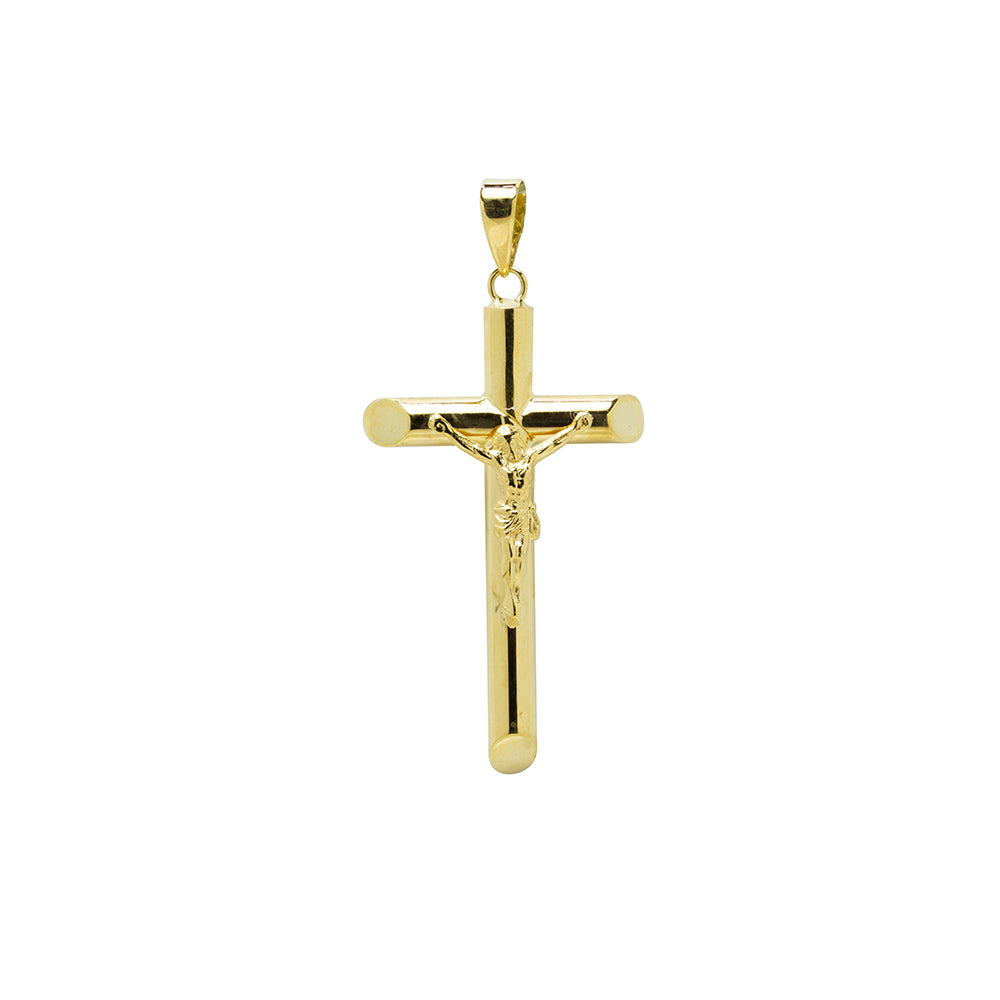 Colgante Cruz Cristo de Oro 9K Personalizado