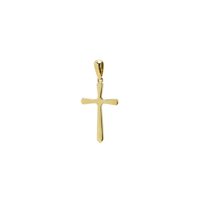 Colgante Cruz Lisa de Oro 9K