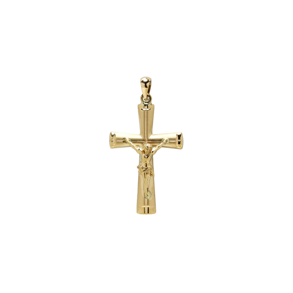 Colgante Cruz Cristo de Oro 9K