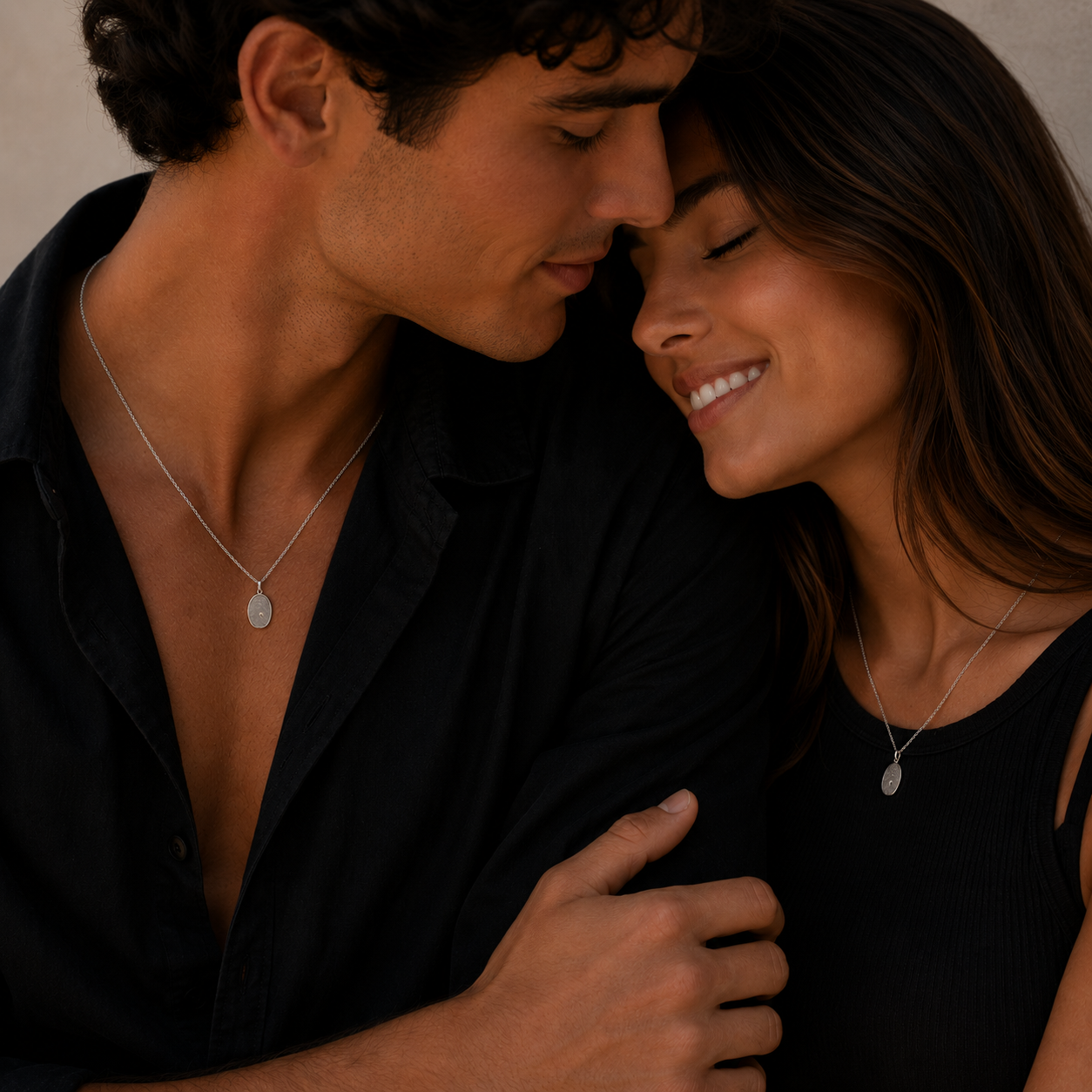 Pack Pareja · 2 Collares Huella Personalizados