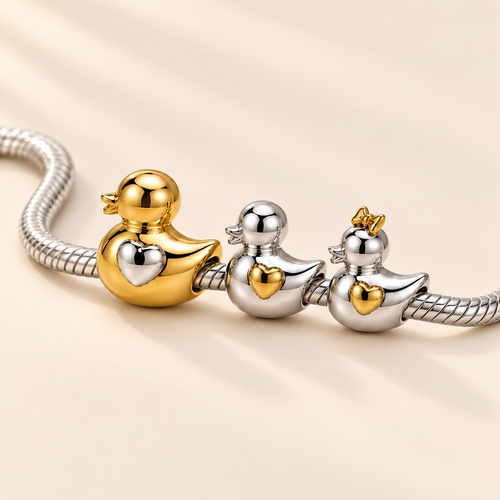 Pulsera de charms de patitos