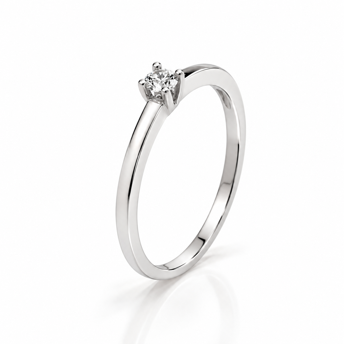 Anillo Belle 0,10 ct con Diamante de Laboratorio en oro