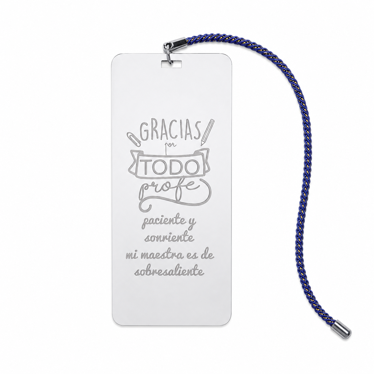 Punto de libro Rectangular de Acero