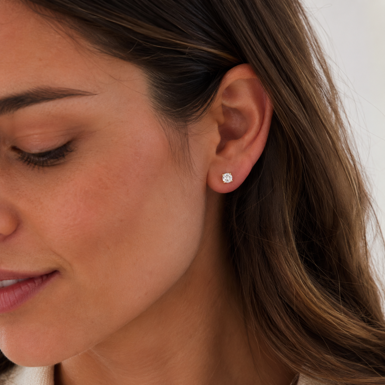Pendientes de Oro 18K Redondos