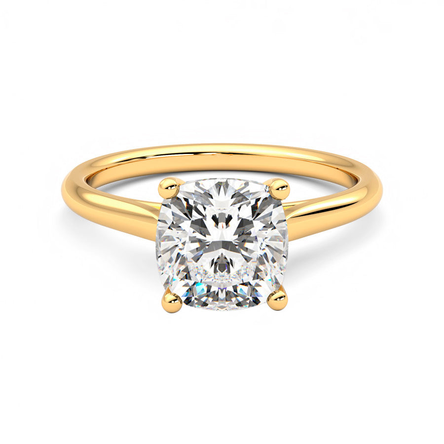 Anillo Coeur Diamante y Oro 18k