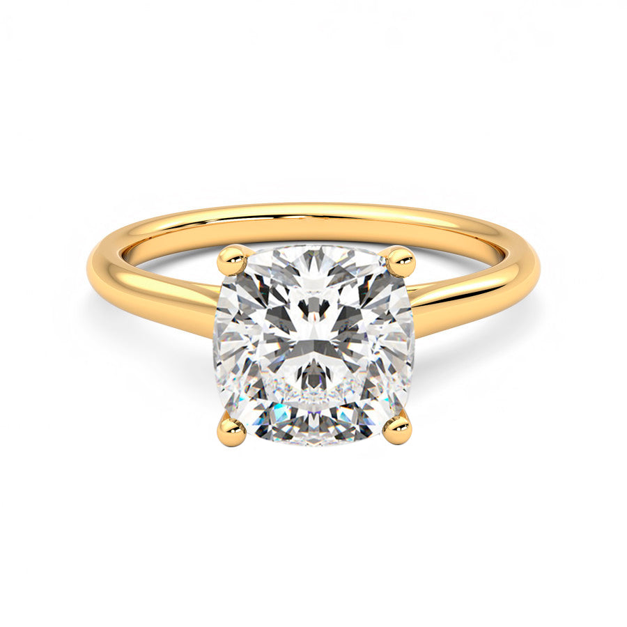 Anillo Coeur Diamante y Oro 18k