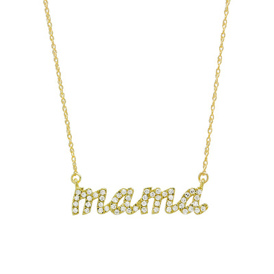 Gargantilla Diamantes y Oro Mama