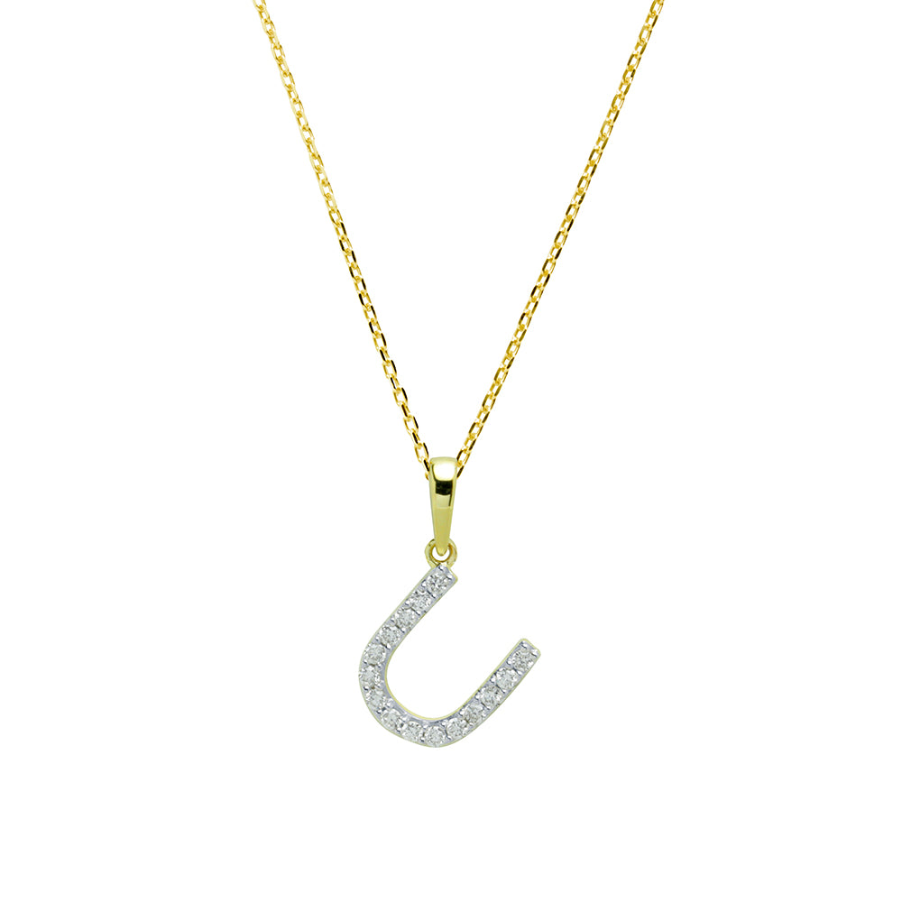 Collar con inicial Diamantes