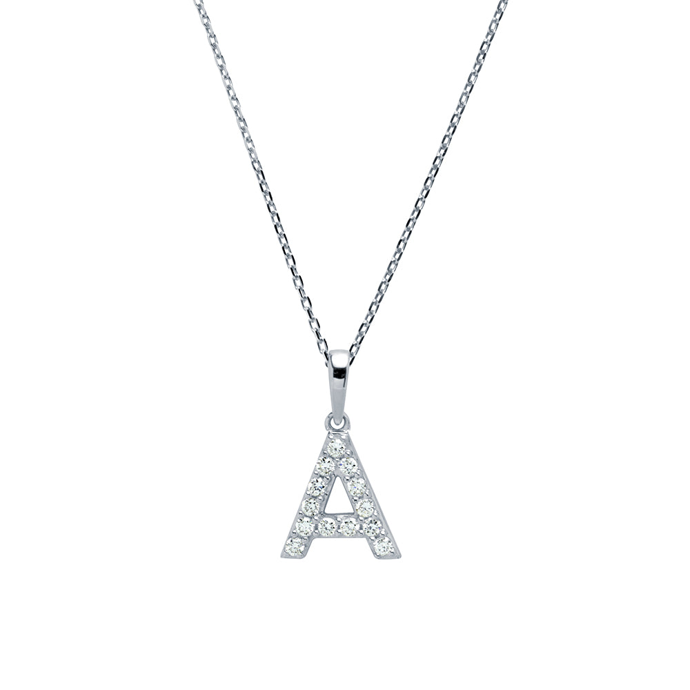 Collar con inicial Diamantes