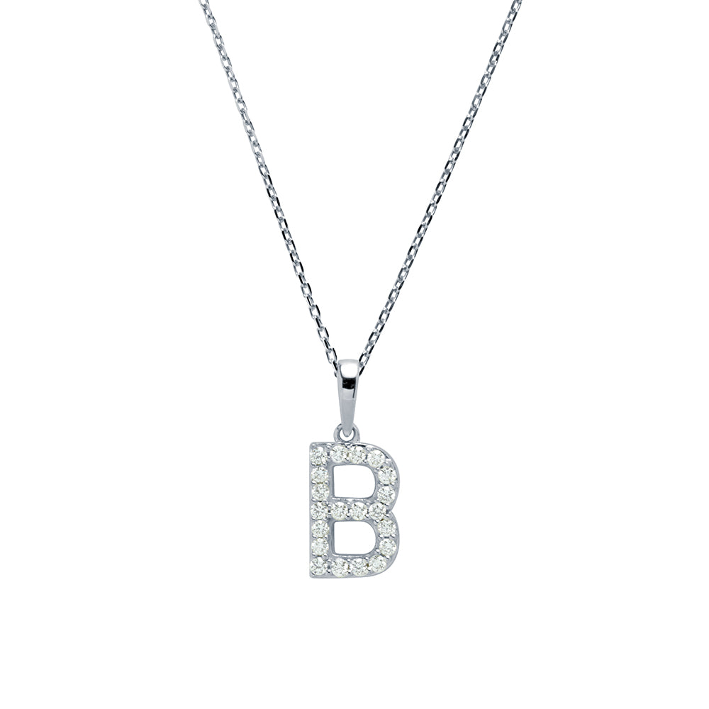 Collar con inicial Diamantes