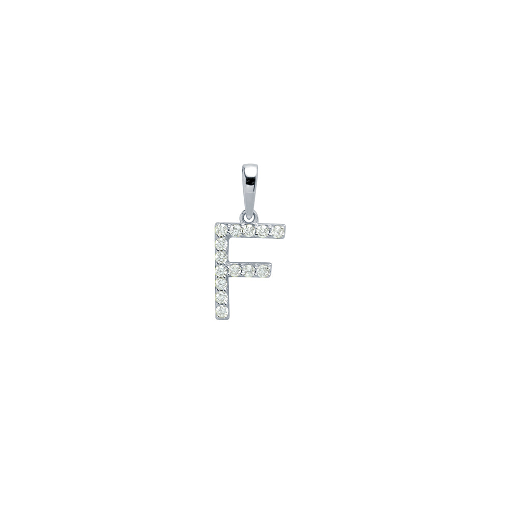 Colgante con inicial Diamantes