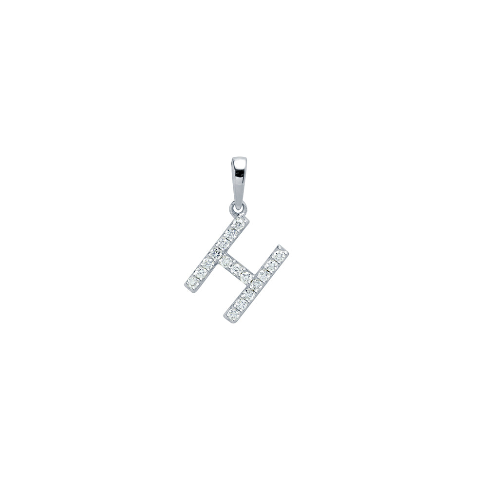 Colgante con inicial Diamantes