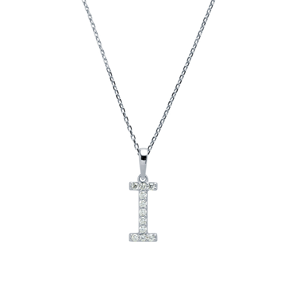 Collar con inicial Diamantes