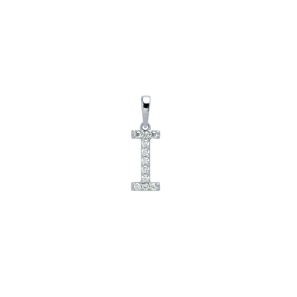 Colgante con inicial Diamantes