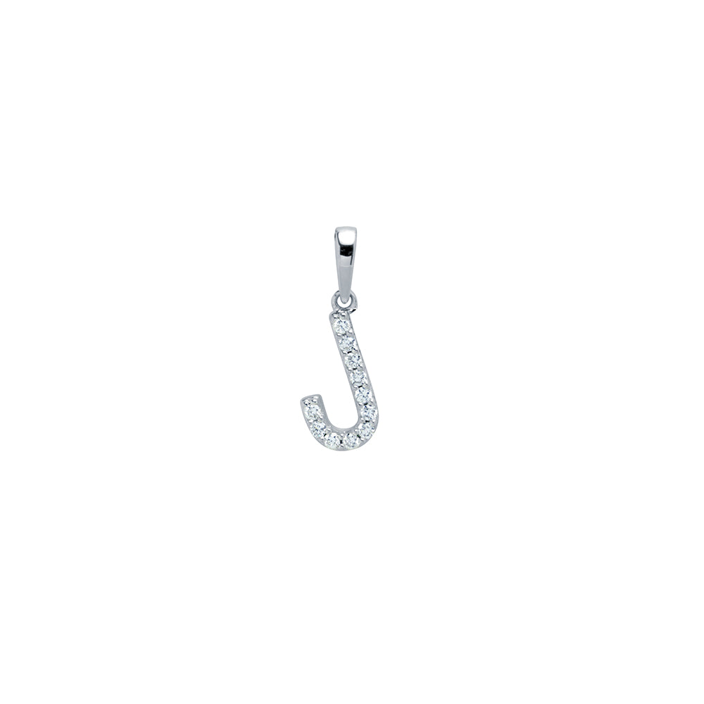 Colgante con inicial Diamantes