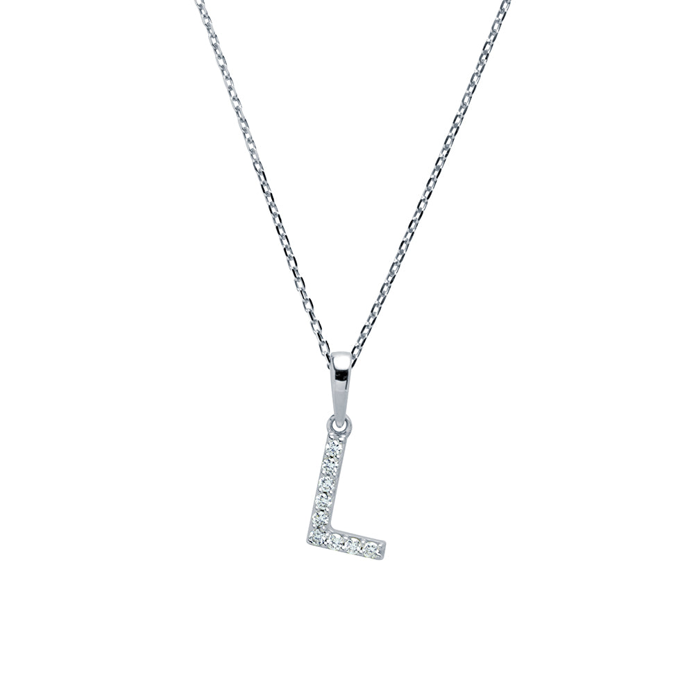 Collar con inicial Diamantes