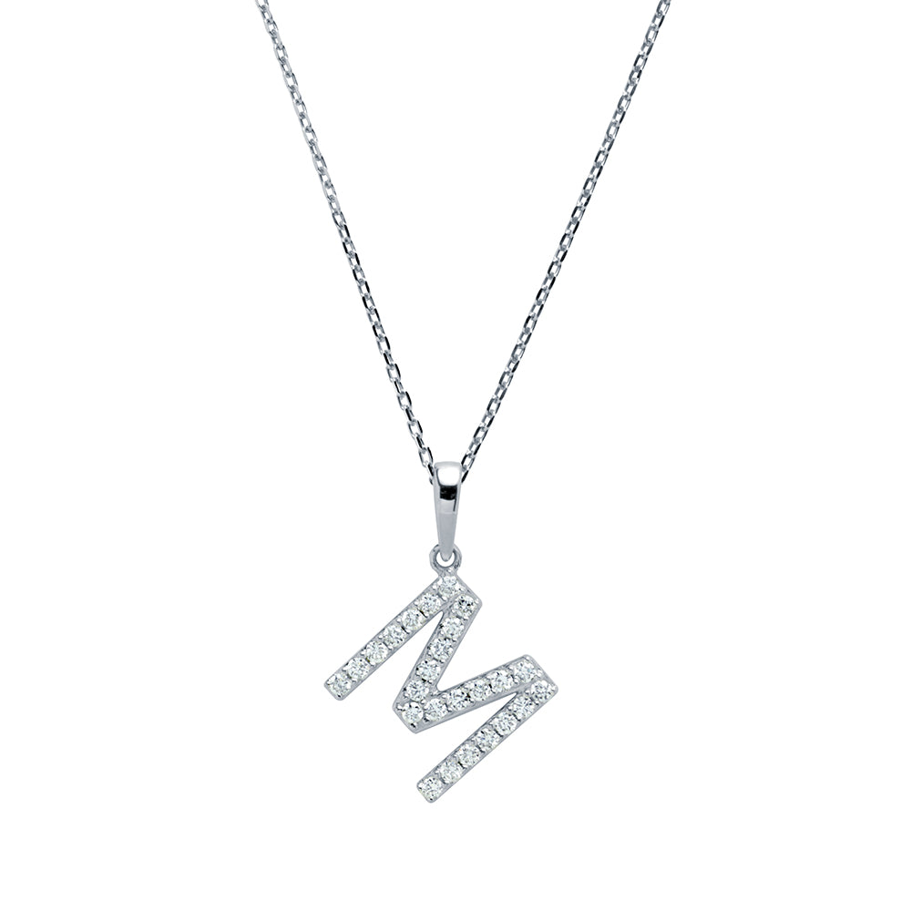 Collar con inicial Diamantes