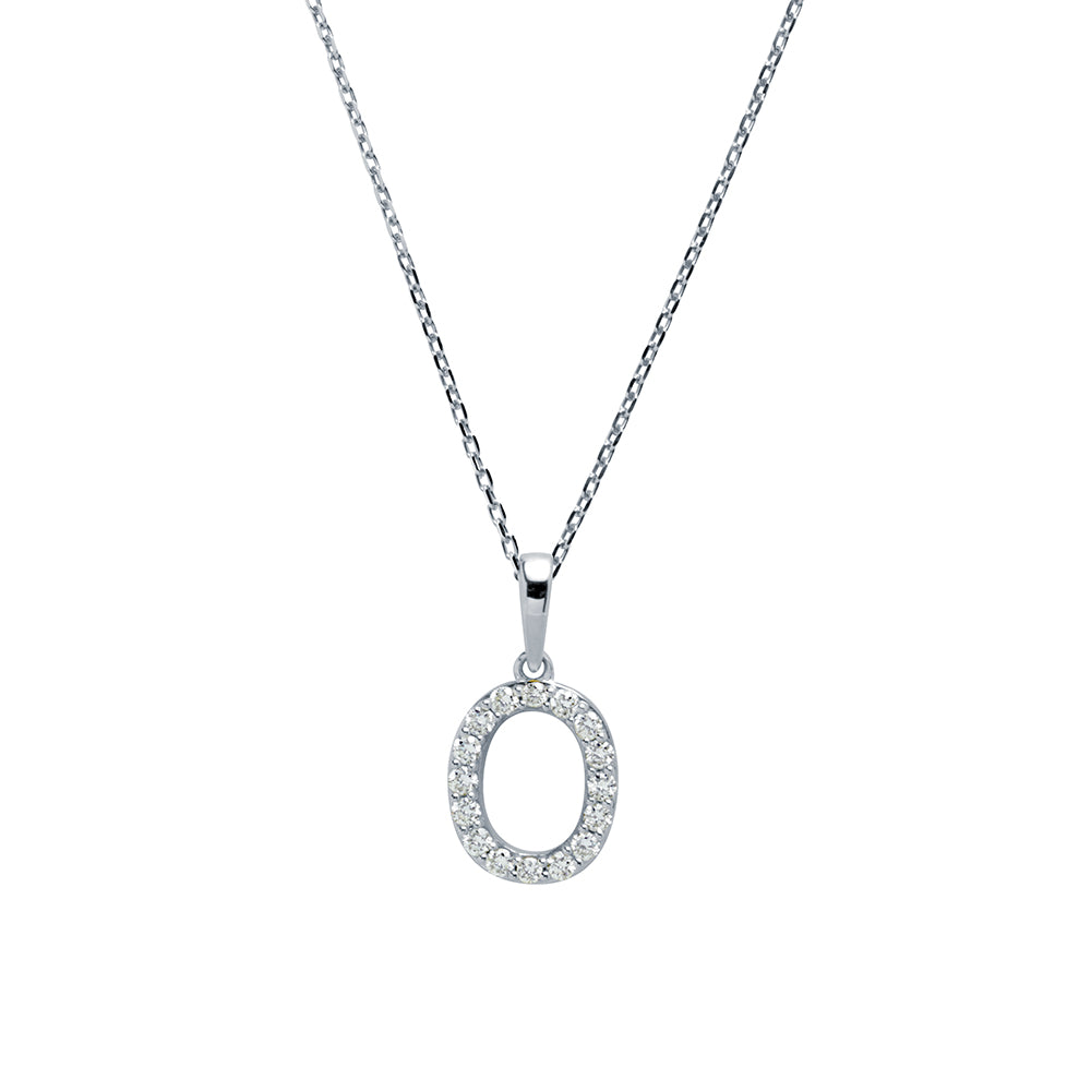 Collar con inicial Diamantes