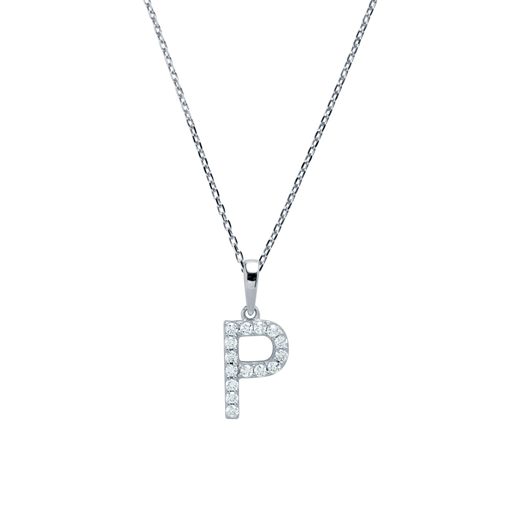 Collar con inicial Diamantes