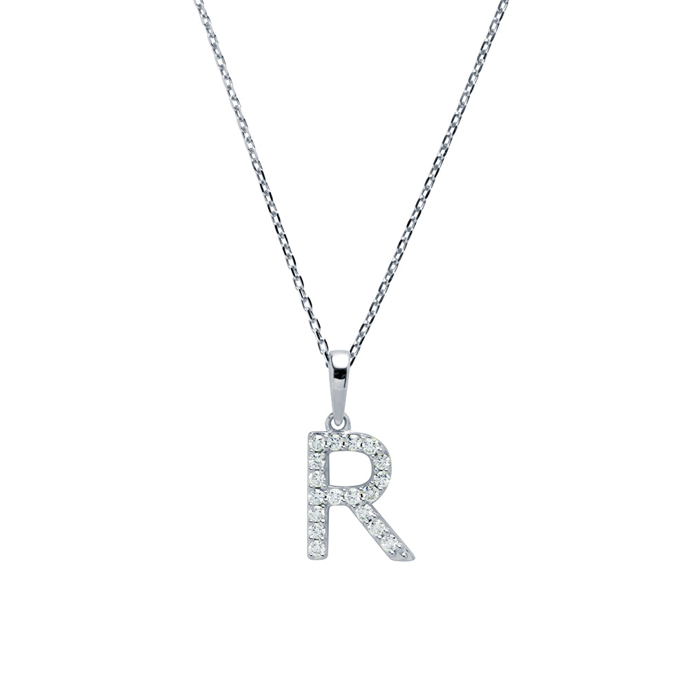 Collar con inicial Diamantes
