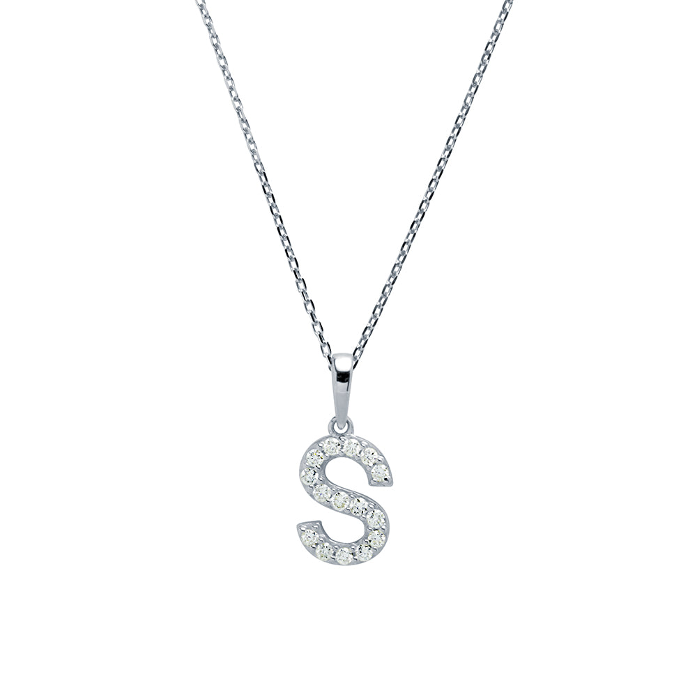 Collar con inicial Diamantes