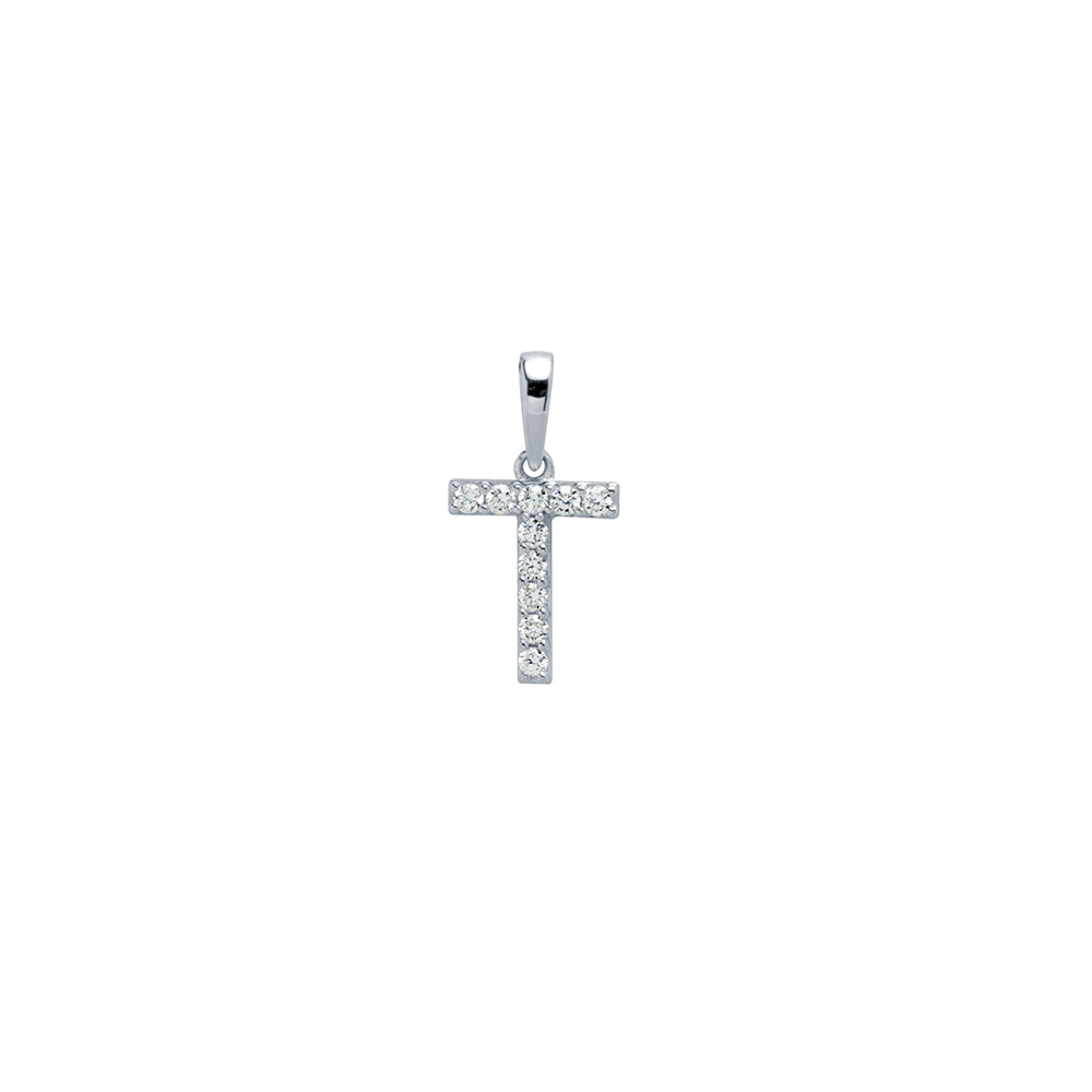 Colgante con inicial Diamantes