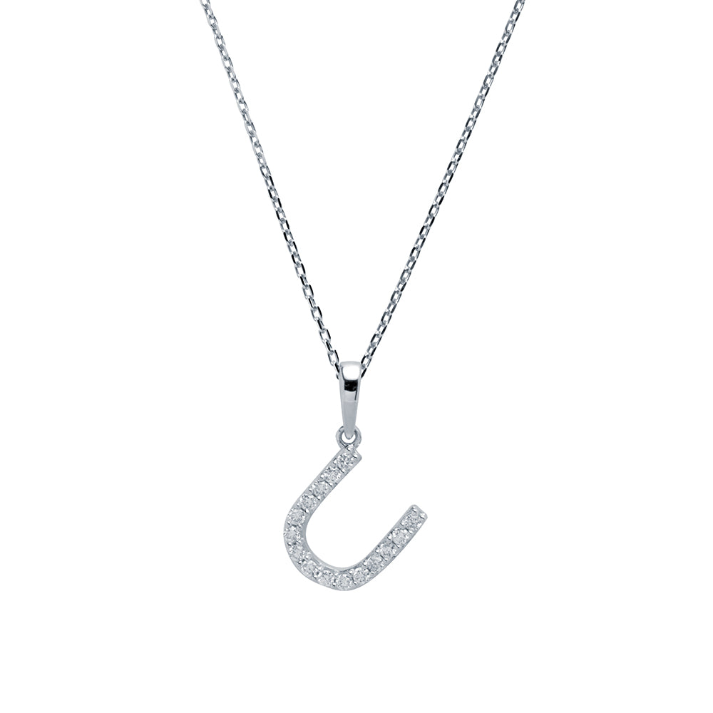Collar con inicial Diamantes