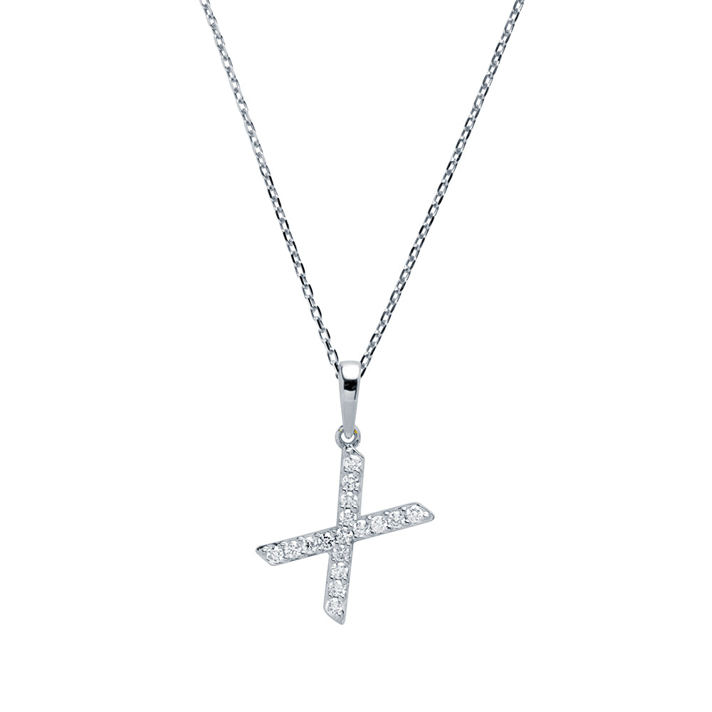 Collar con inicial Diamantes