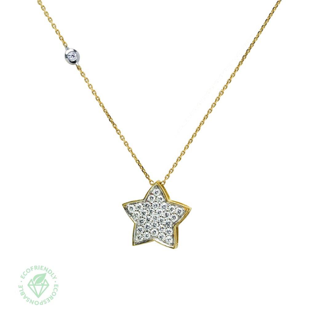 Gargantilla Diamantes Estrella 0,78ct.