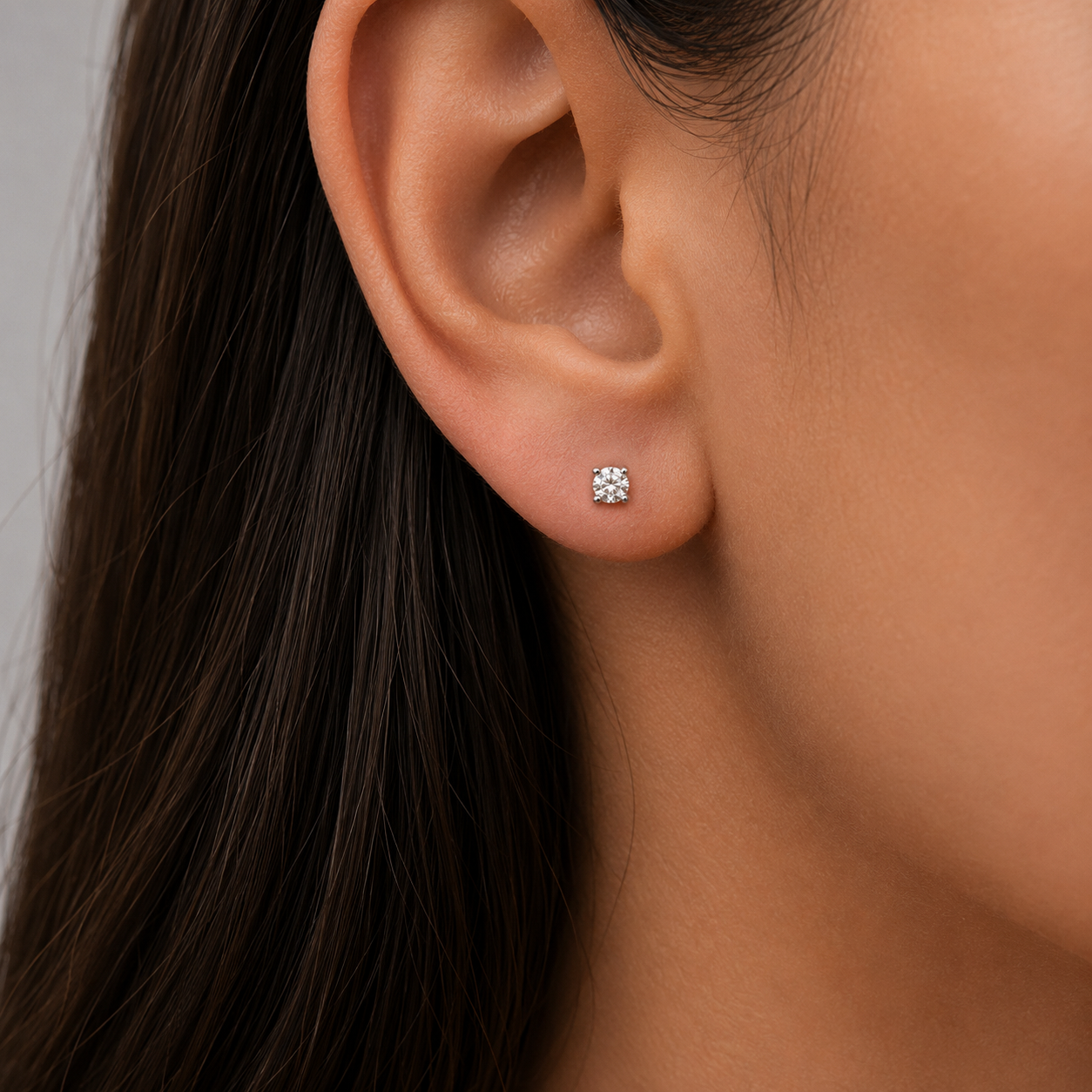 Pendientes Diamante de Laboratorio Sublimes en Plata 925