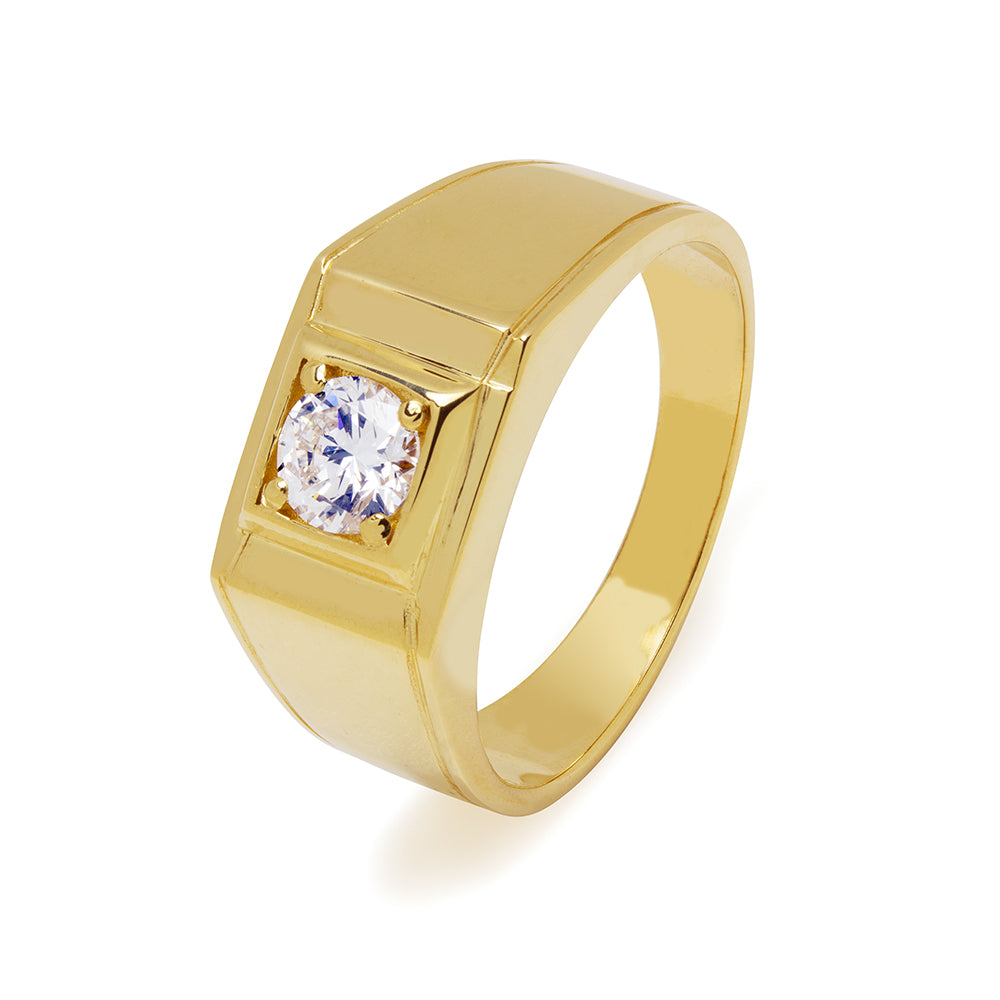 Sello Solitario Diamante 0,50ct.
