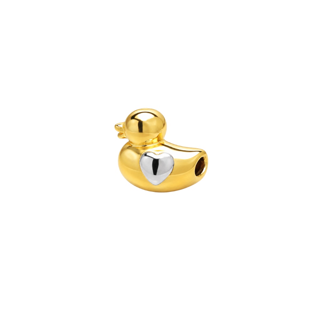 Charm Mamá Pata de Plata 925 Personalizado — Compatible con Pulseras de Charms