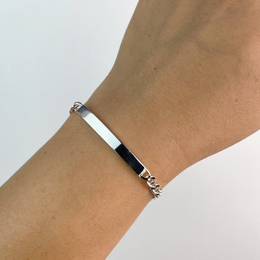 Pulsera Traversino Maciza 4mm