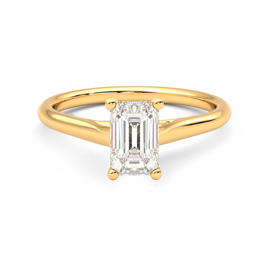 Anillo Coeur Diamante y Oro 18k