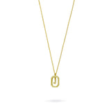 Collar con Inicial Halo Plata