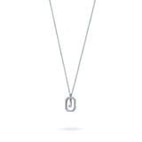 Collar con Inicial Halo Plata