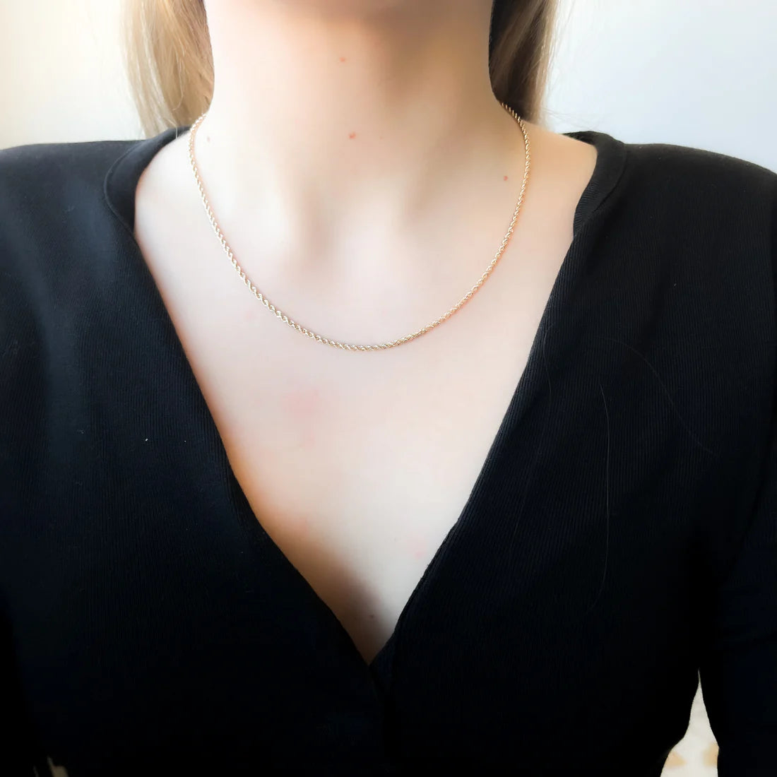 Cadena Cordón 45x2,10 en Oro Amarillo 9 Kilates