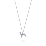 Collar Personalizable Braco de Weimar Plata