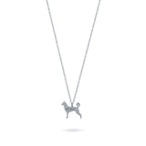 Collar Personalizable Husky Siberianos Plata